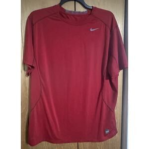 Nike Pro Combat Dri-Fit Men’s 2XL Short Sleeve Red Shirt